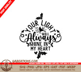 Cardinal Heart Light SVG SVG